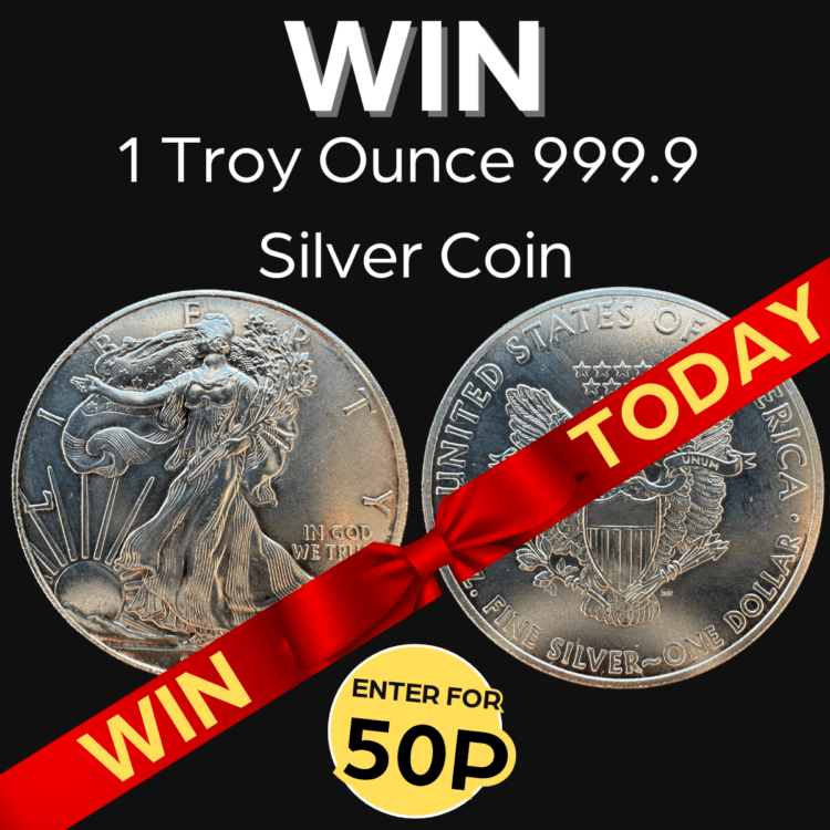 LIVEDRAW#9 WIN 1 TROY OUNCE 999.9 SILVER AMERICAN ONE DOLLAR COIN