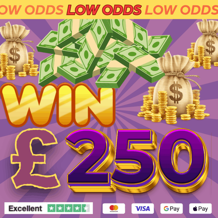 LIVEDRAW#23 WIN £250 QUICK & EASY CASH - LOW ODDS - LUCKY THURSDAY