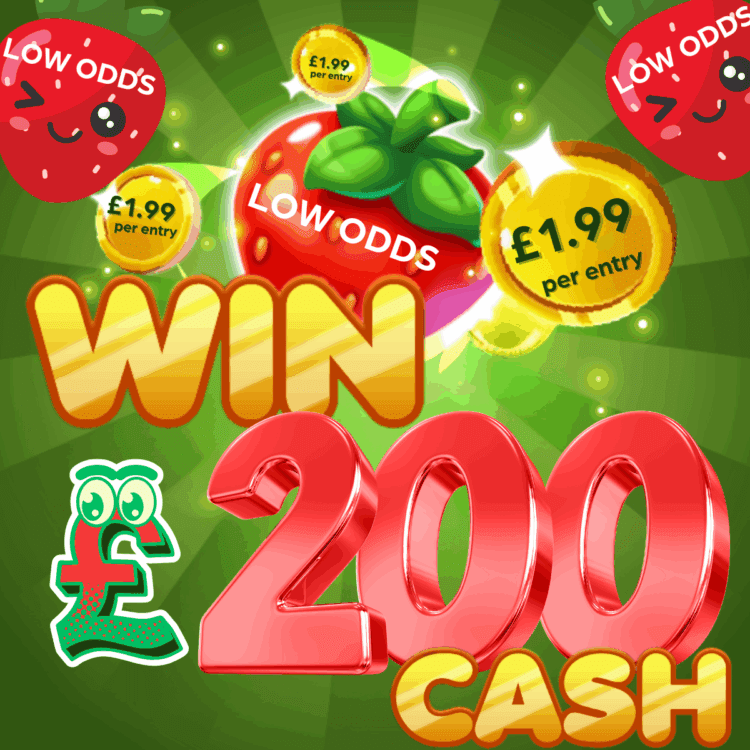 LIVEDRAW#18 WIN £200 TAX FREE CASH (LOW ODDS)