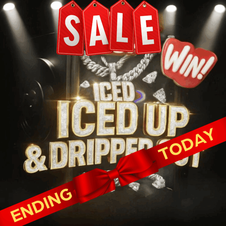 INSTANTWIN#28 SO  ICY, EVEN YOUR EX WILL DM YOU - WIN ICED OUT BLING JEWELLERY ENDING TODAY