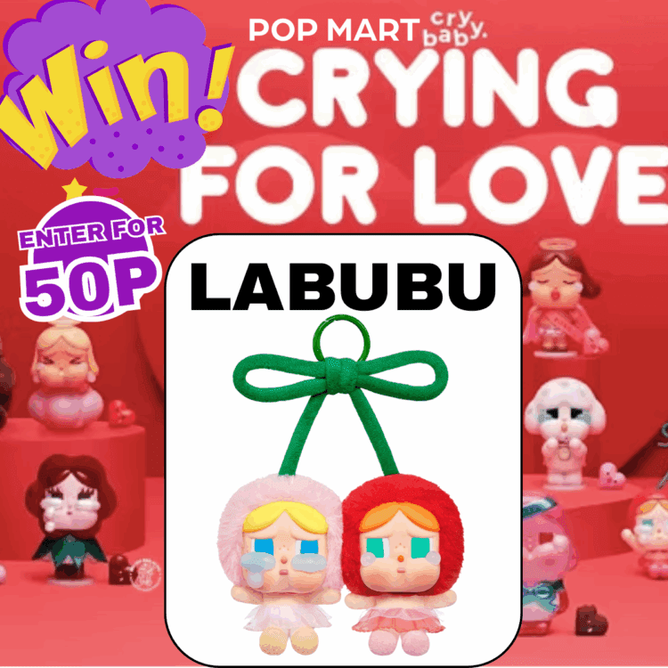 LIVEDRAW#22 WIN POP MART CRY BABY AUTHENTIC - CRYING FOR LOVE HANGING (VIRAL LABUBU TOYS)