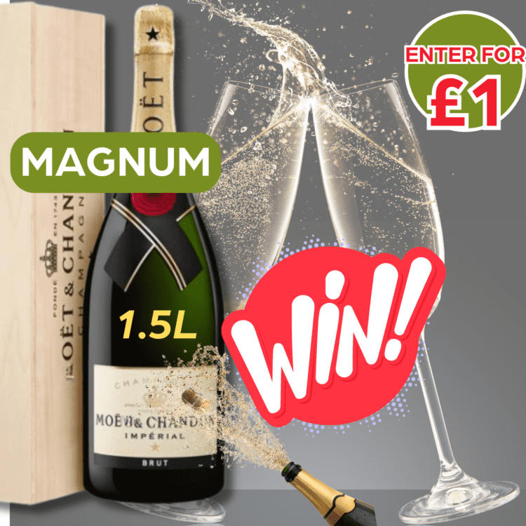LIVEDRAW#15 WIN MOET & CHANDON ICONIC IMPERIAL BRUT MAGNUM SIZE CHAMPAGNE (1.5L)