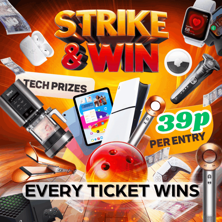 INSTANTWIN#29 WIN TECH EVERY TICKET WINS: PS5, XBOX, DYSON, NINJA, APPLE (END PRIZE £500)