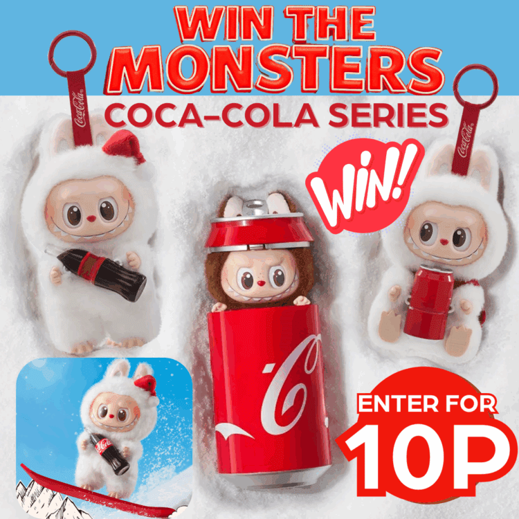 INSTANTWIN#30 WIN AUTHENTIC POP MART THE MONSTER COCA-COLA SERIES (LABUBU)