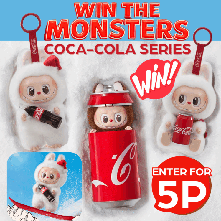 INSTANTWIN#30 WIN AUTHENTIC POP MART THE MONSTER COCA-COLA SERIES (LABUBU) - Image 2