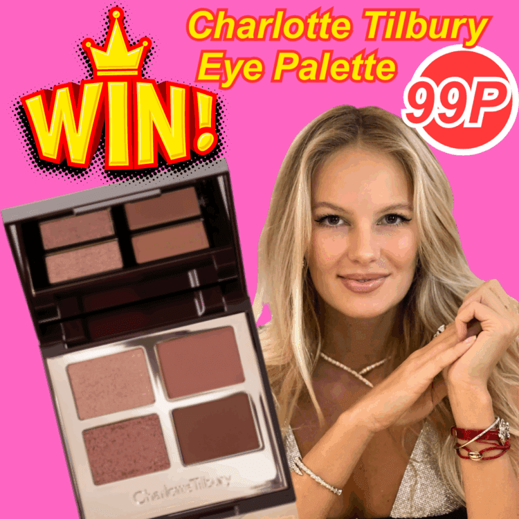 LIVEDRAW#27 WIN CHARLOTTE TILBURY PILLOW TALK DREAM LUXURY PALETTE