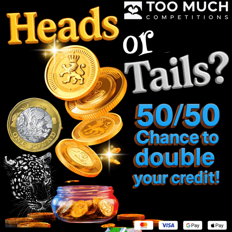 INSTANTFLIP#4 50/50 CHANCE TO DOUBLE YOUR MONEY