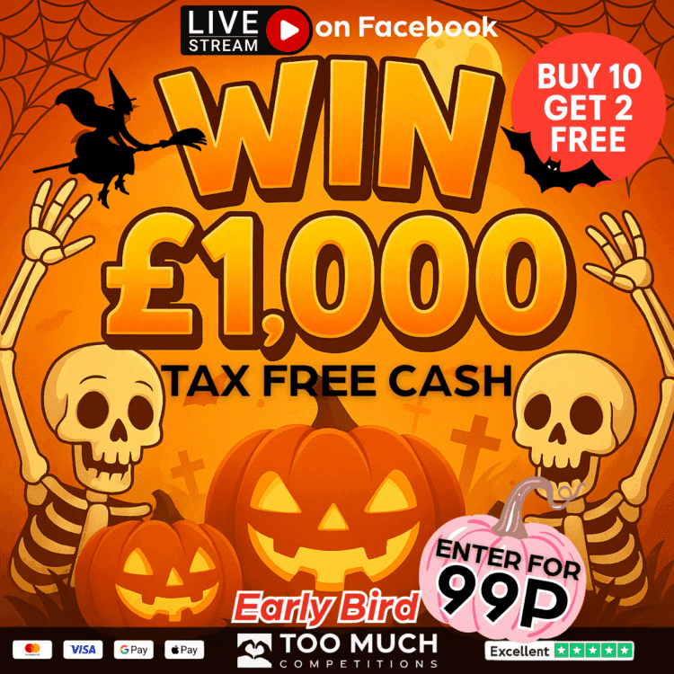 LIVEDRAW#41 WIN £1,000 CASH