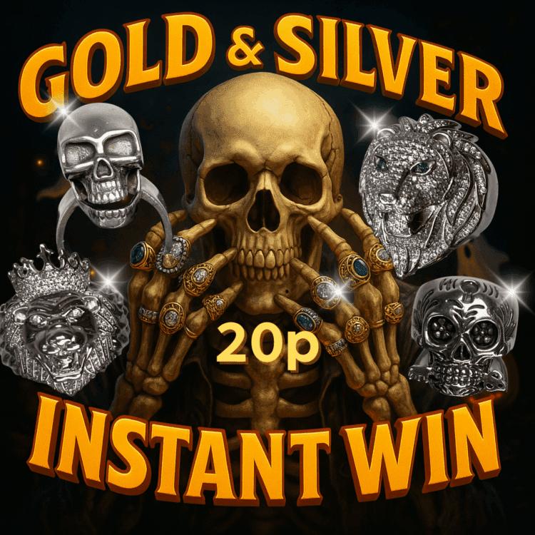 INSTANTWIN#46 GOLD & SILVER SKELETON'S VAULT (£100 END PRIZE)