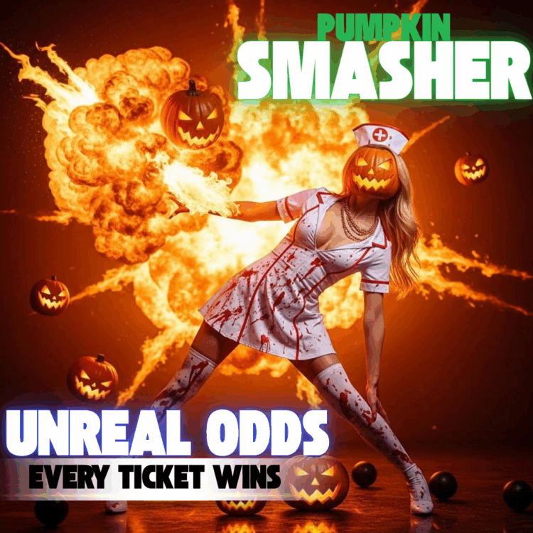 INSTANTWIN#46 SMASH THE PUMPKIN - WIN INSTANT CASH! £7,000 TOTAL PRIZE POOL, 100% CHANCE TO WIN!