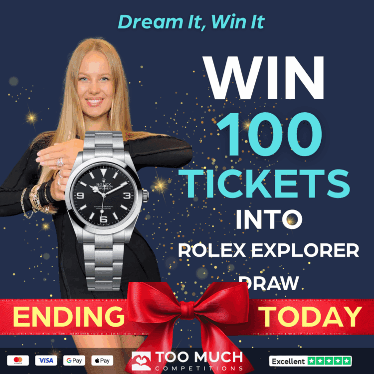 AUTODRAW#23 WIN 100 TICKETS INFO ROLEX EXPLORER WATCH DRAW
