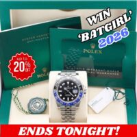 Win this Brand New 2026 Rolex GMT-Master II ‘Batgirl’ or £12,000 Cash Alt