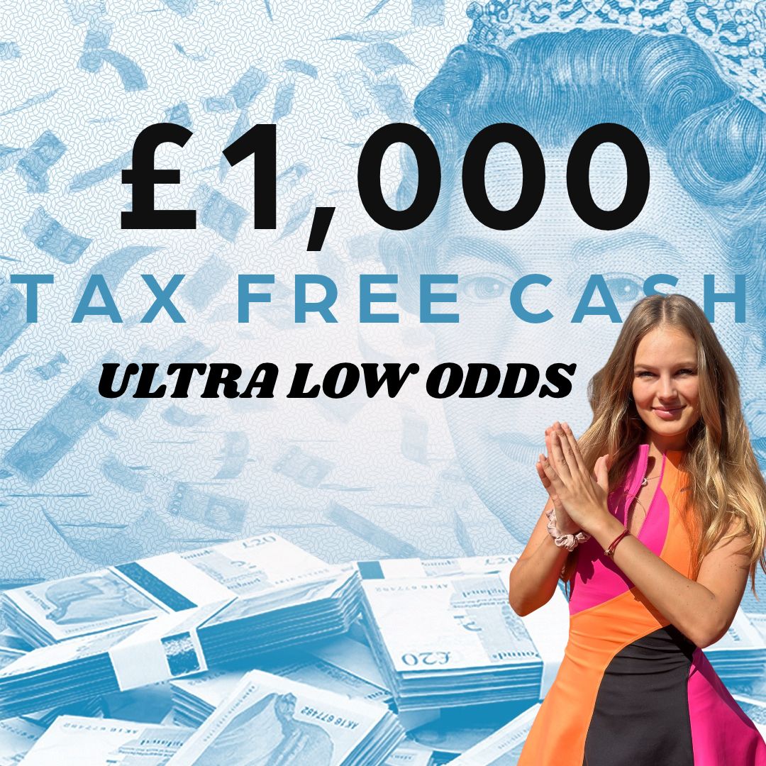 Win £1,000 Tax Free Cash – Ultra Low Odds