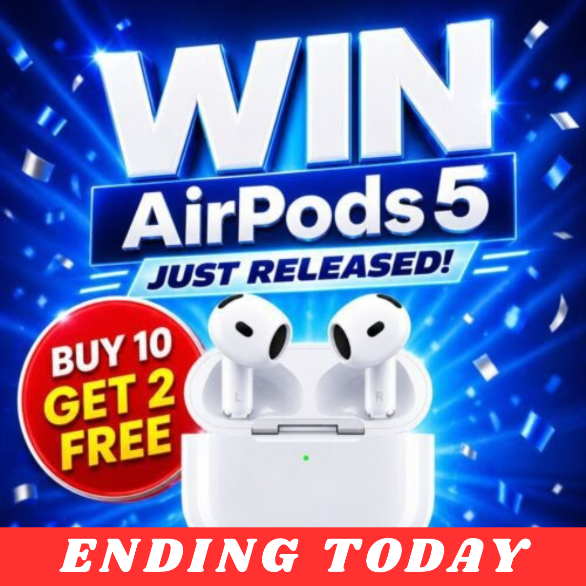 Win Apple Airpods 5 – JUST RELEASED (£100 Cash Alt) #3