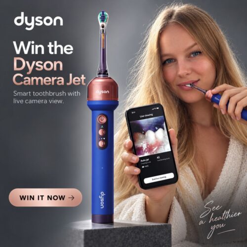 Win a Dyson CameraJet Electric ToothBrush (£290 Cash Alt)