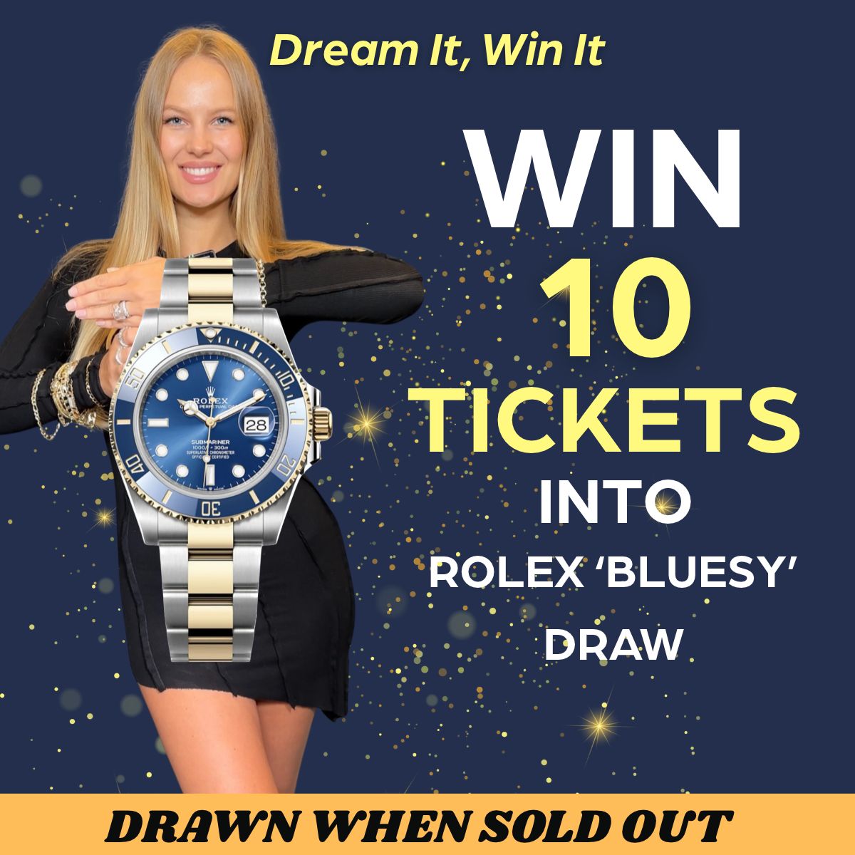 Win 10 entries into Rolex Bluesy