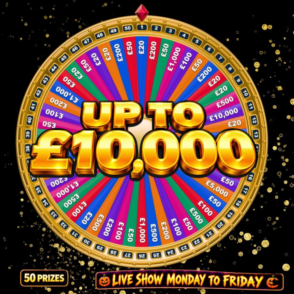 Win a Spin – Live Show (1 in 4 Chance of Winning) Only 27% Profit Margin!