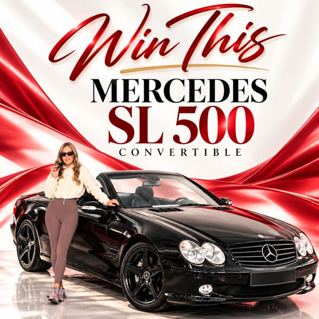 Win this 2002 Mercedes SL500 Convertible – Old School RRP £9,999